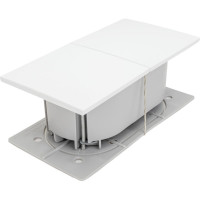 Двойная розетка Systeme Electric AtlasDesign Белый, с заземлением, со шторками с крышкой, 16А SE ATN000128