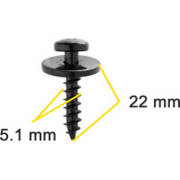 Автокрепеж для Citroen/Lada/Peugeot/Renault 10 шт 6925N0, 7703017090 КрепАвто M2189
