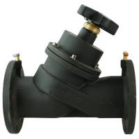 Балансировочный клапан DN.ru чугунный КБЛФ Ду250 Ру16 с ниппелями D080-00393