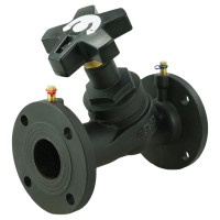 Балансировочный клапан DN.ru чугунный КБЛФ Ду65 Ру16 с ниппелями D080-00397