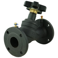 Балансировочный клапан DN.ru чугунный КБЛФ Ду65 Ру16 с ниппелями D080-00397