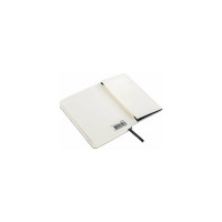 Блокнот BRAUBERG ULTRA малый формат 96x140 мм А6, под кожу, 80 г/м2, 96 листов, клетка, черный 113024