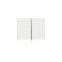 Блокнот BRAUBERG ULTRA А5 130x210 мм, под кожу, 80 г/м2, 96 листов, клетка, черный 113004