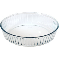 Стеклянная круглая форма appetite 26x6 см 2.1 л PL23