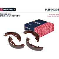 Тормозные колодки барабанные задние Toyota Corolla IX E120 01-, Prius II 03-, Yaris II, III MARSHALL M2520225