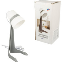Настольный светильник Uniel ULO-K22 D/E14/A GREY/WHITE UL-00009542