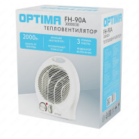 Тепловентилятор Optima FH-90А 2000Вт 3 режима, термостат защита от перегрева 3000030