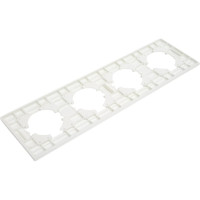 Рамка GUSI Electric City 4-местная, цвет белый C1114-001