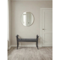 Скамья для прихожей с подлокотниками Мебелик массив, каркас венге 7568