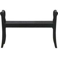 Скамья для прихожей с подлокотниками Мебелик массив, каркас венге 7568