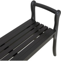 Скамья для прихожей с подлокотниками Мебелик массив, каркас венге 7568