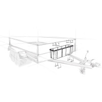 Крепеж к BLACKIT (для крепления на V- образное дышло) DAKEN 88301