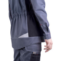 Летняя женская куртка iForm ТУРБО SAFETY серый/чёрный/красный Кур 694/96/170