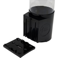 Держатель для стаканов ECOTRONIC черный ETK4007/