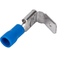 Изолированная клемма "мама"+"папа" Nord-Yada 2в1 6.3мм+штекер-6.3мм 1.5-2.5кв.мм (синяя) 906330