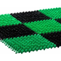 Коврик VORTEX ТРАВКА 42х56 см, черно-зеленый 23001