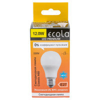 Светодиодная лампа Ecola classic LED Premium 12,0W A60 220-240V E27 2700K композит 110x60 D7KW12ELC