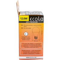 Светодиодная лампа Ecola classic LED Premium 12,0W A60 220-240V E27 2700K композит 110x60 D7KW12ELC