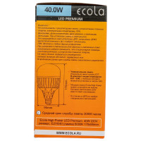 Светодиодная лампа Ecola High Power LED Premium 40W 220V универс. E27/E40 лампа 6000K 180x110mm HPUD40ELC