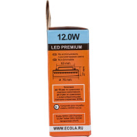 Светодиодная лампа Ecola GX53 LED Premium 12,0W Tablet 220V 6000K прозрачная 27x75 T5SD12ELC