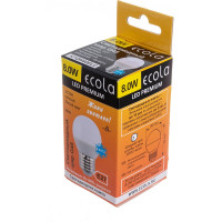 Светодиодная лампа Ecola globe LED Premium 8,0W G45 220V E27 2700K шар композит 78x45 K7QW80ELC