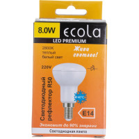 Светодиодная лампа Ecola Reflector R50 LED Premium 8,0W 220V E14 2800K композит 87x50 G4PW80ELC