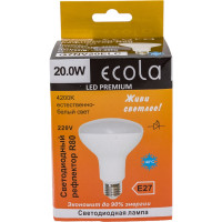 Светодиодная лампа Ecola Reflector R80 LED Premium 20,0W 220V E27 4200K композит 114x80 G7NV20ELC