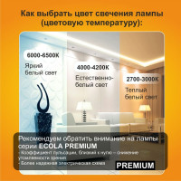 Светодиодная лампа Ecola G9 LED Premium 5,0W Corn Micro 220V 2800K 320 58x16 G9QW50ELC