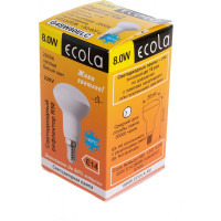 Светодиодная лампа Ecola Reflector R50 LED 8,0W 220V E14 2800K композит 87x50 G4SW80ELC