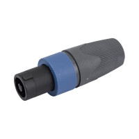 Кабельный 4-контактный разъем типа спикон PROCAST cable M-SP4NC SPEAKON-male НФ-00000437