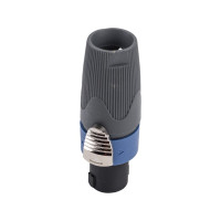 Кабельный 4-контактный разъем типа спикон PROCAST cable M-SP4NC SPEAKON-male НФ-00000437