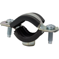 Оцинкованный хомут с резиновым уплотнителем Terma 20-24 мм (1/2), с гайкой М8 24022 28711