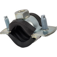 Оцинкованный хомут с резиновым уплотнителем Terma 20-24 мм (1/2), с гайкой М8 24022 28711