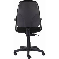 Кресло BRABIX "Comfort MG-321", регулируемая эргономичная спинка, ткань, черное, 532556