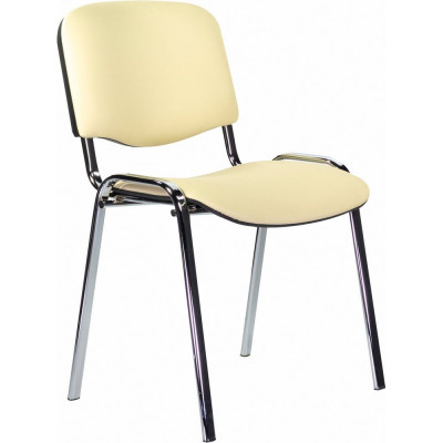 Стул Staff Iso Lite хром, кожзам бежевый (Z-21) CF-008 532568