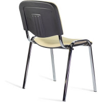 Стул Staff Iso Lite хром, кожзам бежевый (Z-21) CF-008 532568