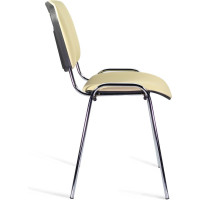 Стул Staff Iso Lite хром, кожзам бежевый (Z-21) CF-008 532568