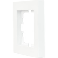 1-ая горизонтальная рамка Lezard VESNA без вставки, белая 742-0200-146