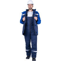 Зимний костюм ГК Спецобъединение КМ-10 ЛЮКС 3-4 класс, синий/васильковый Кос 211/112/170