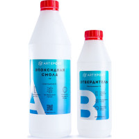 Эпоксидная смола для творчества (быстросохнущая) ArtEpoxy Quick, 1 кг Crystal  ВИ-21647