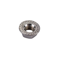 Шестигранная гайка с фланцем и насечками DINFIX DIN 6923, нерж. А2, М5, 10 шт. 00-00002661