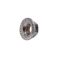 Шестигранная гайка с фланцем и насечками DINFIX DIN 6923, нерж. А2, М5, 10 шт. 00-00002661