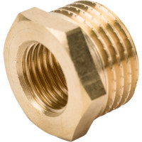 Латунный переход AV Engineering шестиугольный, наружная-внутренняя 1/2x1/4 AVE305001