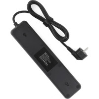 Сетевой фильтр TopOn TOP-PWS4 4 розетки, 3 USB, Type-C, PD 20W QC3.0, 4000W, 3м Черный TOP-PWS4B-3