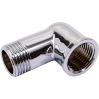 Латунный угольник AV Engineering внутренняя-наружная 1/2 хром AVE307004