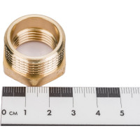 Латунный переход AV Engineering шестиугольный, наружная-внутренняя 3/4x1/2 AVE305003