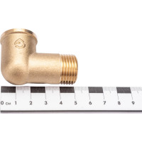 Латунный угольник AV Engineering внутренняя-наружная 1/2 AVE307001