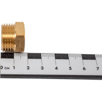 Латунный переход AV Engineering шестиугольный, наружная-внутренняя 1/2x3/8 AVE305002