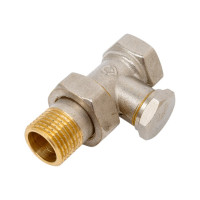 Кран вентильный для радиатора AV Engineering 1/2 с наружной резьбой AVE296012