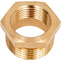 Латунный переход AV Engineering шестиугольный, наружная-внутренняя 1x3/4 AVE305005